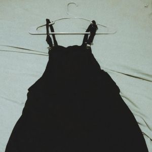 Black Overall Dress